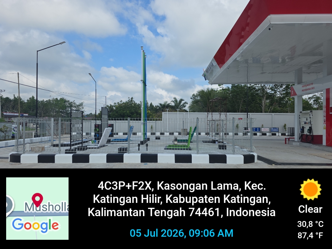 Dokumentasi proyek Pembangunan SPBU Reguler Palangkaraya