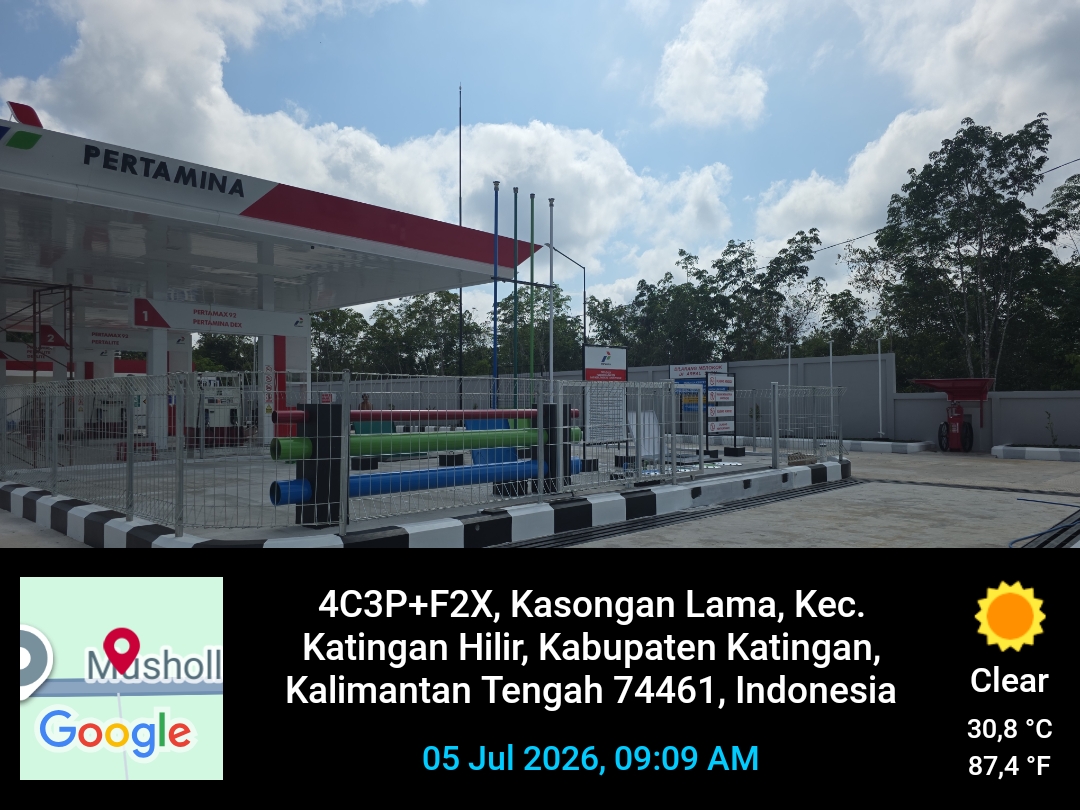 Dokumentasi proyek Pembangunan SPBU Reguler Palangkaraya