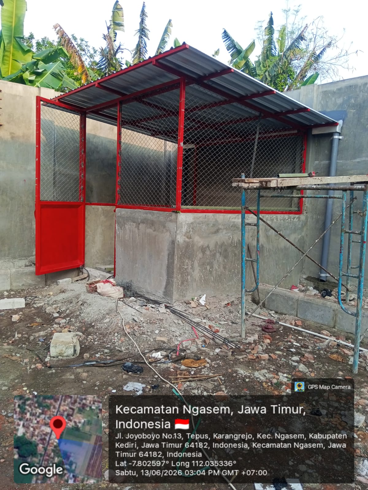 Dokumentasi proyek Renovasi SPBU 55.641.54 Joyoboyo Kediri