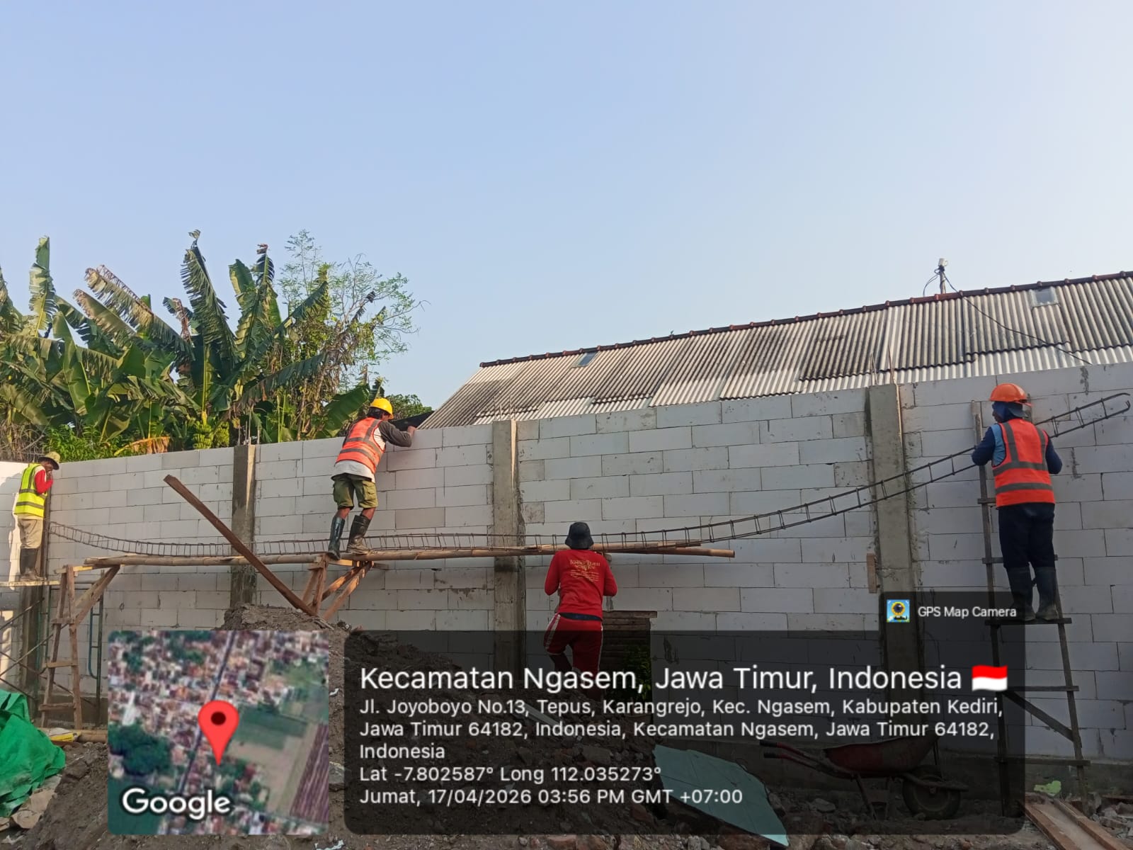 Dokumentasi proyek Renovasi SPBU 55.641.54 Joyoboyo Kediri