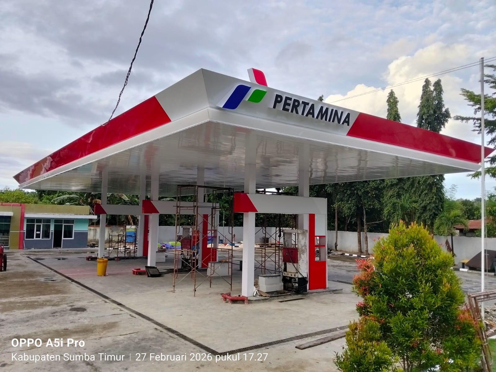 Dokumentasi proyek Renovasi SPBU 54.871.03 Kambaniru NTT